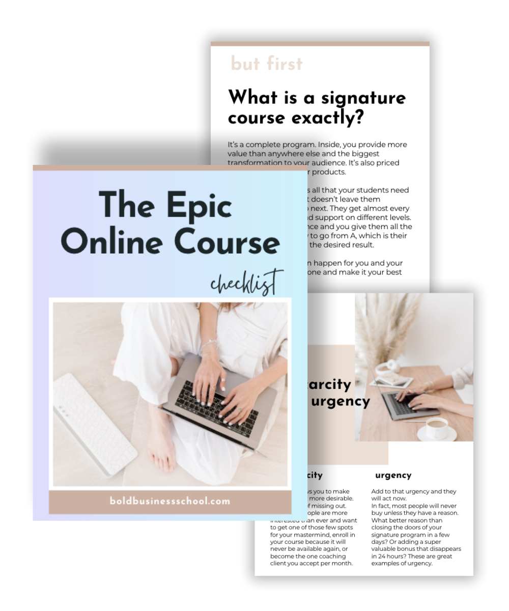 epic online course freebie